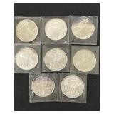 (8) Silver Eagles