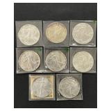 (8) Silver Eagles