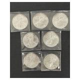 (7) 2016 Silver Eagles