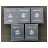 (5) Silver Eagles