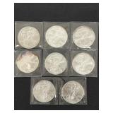 (8) Silver Eagles