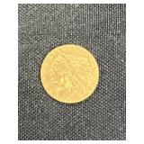 1911 $2.50 Indian Head Gold Piece