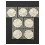 (7) Silver Eagles