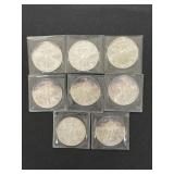 (8) Silver Eagles