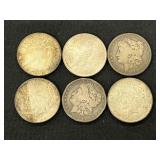 (6) Silver Dollars