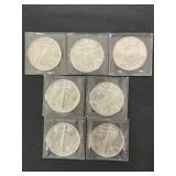 (7) Silver Eagles