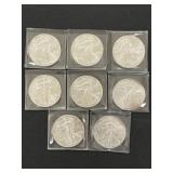 (8) 2016 Silver Eagles