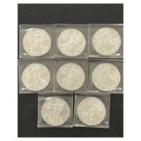 (8) 2015 Silver Eagles