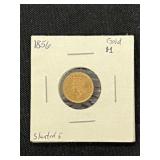 1856 $1 Gold Piece