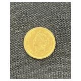 1851 $1 Gold Piece
