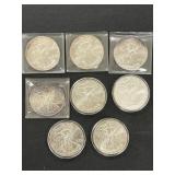 (8) 2012 Silver Eagles