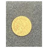 1910 $2.50 Indian Head Gold Piece