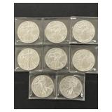 (8) 2015 Silver Eagles