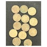 (11) Flying Eagle Pennies & 2 Indian Head Cents