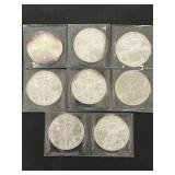 (8) Silver Eagles