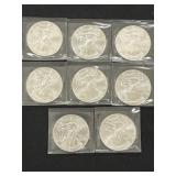 (8) 2014 Silver Eagles