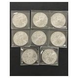 (8) 2015 Silver Eagles