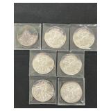 (7) 2012 Silver Eagles