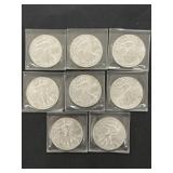 (8) 2015 Silver Eagles