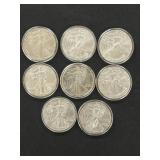 (8) Silver Eagles