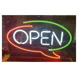 Neon "Open" Sign