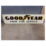 Goodyear Tire Service Tin Sign