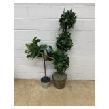 (2) Various Plastic Plants