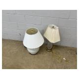 (2) Various Table Lamps