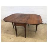 Walnut Antique Drop Leaf Gate-leg Table