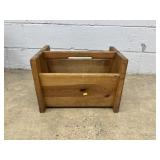 Wooden Magazine Rack