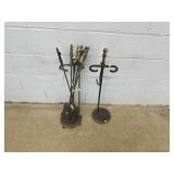 (2) Sets of Fireplace Tools