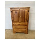 Kincade Tall Pine Chest of Drawers
