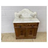 Antique Victorian Marble Top Wash Stand