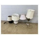 4 Various Modern Table Lamps
