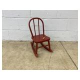 Small Painted Childs Rocking Chair