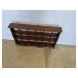 Mahogany Hanging Shelf