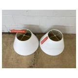 (2) Matching Lamp Shades