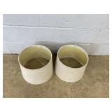 (2) Matching Lamp Shades