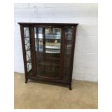 Antique Oak China Cabinet