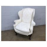 Hardin Wingback Upholstered Queen Anne Style Chair