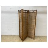 Bamboo 3 Part Folding Screen
