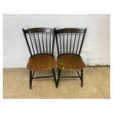 Pair Hitchcock Side Chair