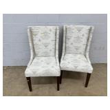 (2) Upholstered Side Chairs
