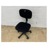 Adjustable Rolling Office Side Chair