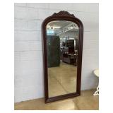 Victorian Walnut Beveled Edge Mirror