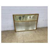 Oriental Bamboo Framed Mirror