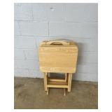 Set of Simulated Wood Hostess Tables