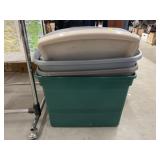 (3) Storage Totes with Lids