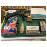 Pellet Pistol, Harmonicas, Radio