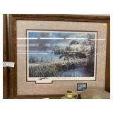 (2) Wildlife Prints with Stamps